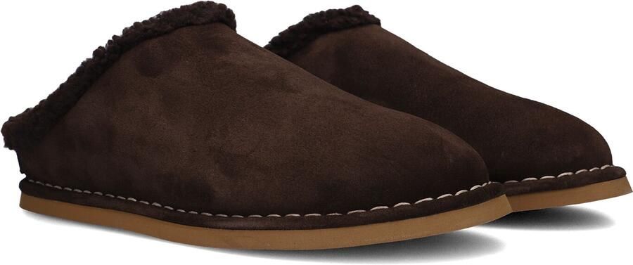 Shabbies Amsterdam Shabbies Wilja Slipper Instappers Dames Bruin
