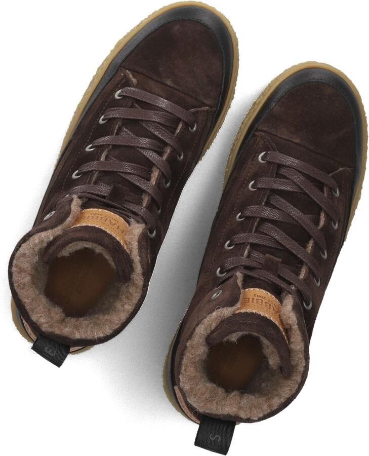 Shabbies Amsterdam CHEWY LILY Ankle Boot Suede Dark Brown - Foto 4