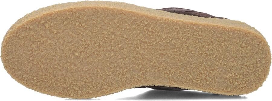 SHABBIES Lage Sneakers Dames Chewy Unna Suède Bruin - Foto 5