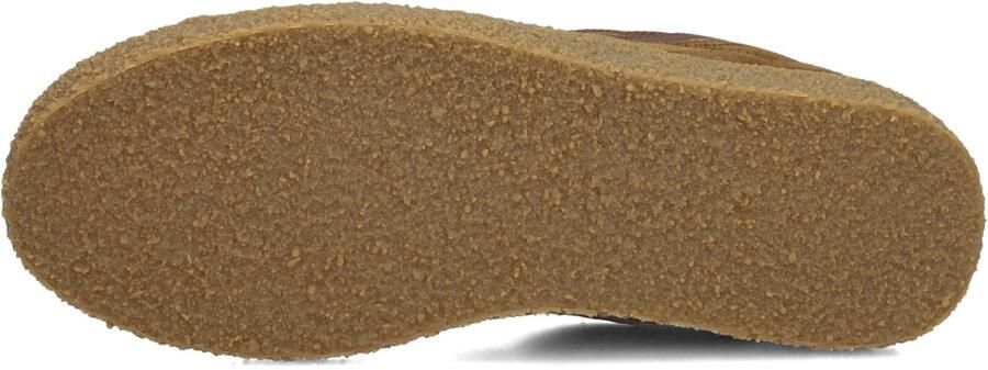 SHABBIES Lage Sneakers Dames Chewy Unna Suède Bruin - Foto 5