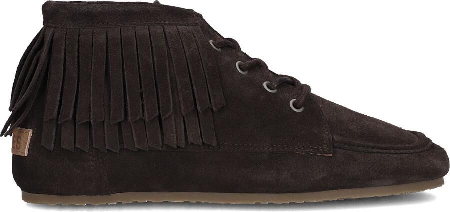 Shabbies Amsterdam Shabbies Ciska Frina Veterschoenen Dames Bruin - Foto 4