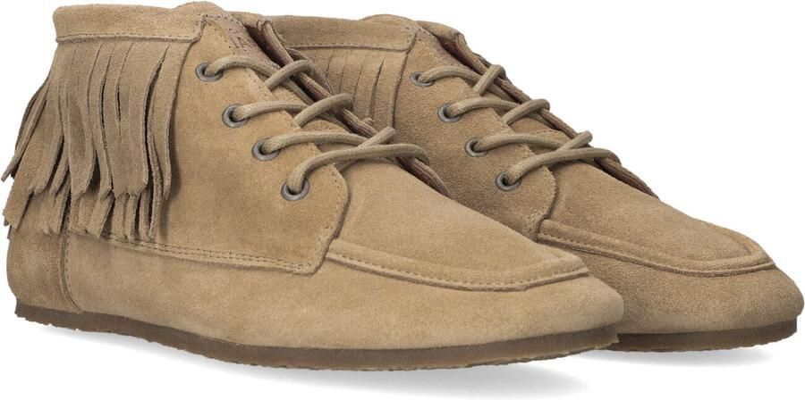 Shabbies Amsterdam Shabbies Ciska Frina Veterschoenen Dames Camel