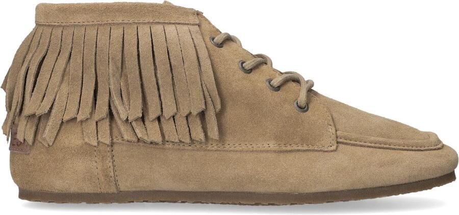 Shabbies Amsterdam Shabbies Ciska Frina Veterschoenen Dames Camel - Foto 4