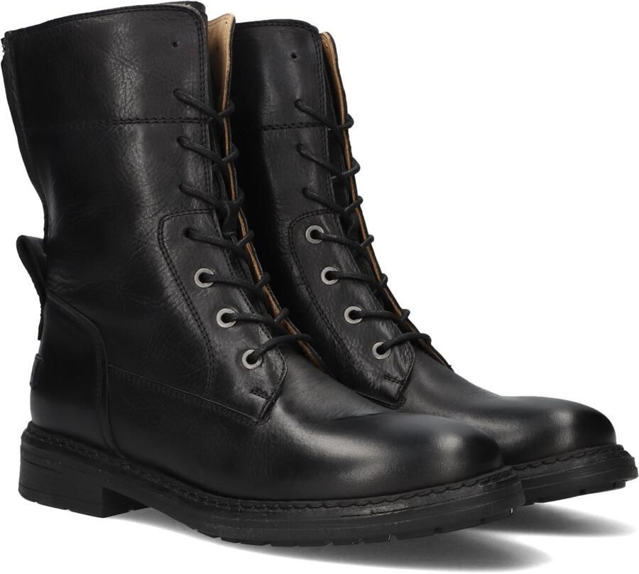Shabbies Amsterdam DUCK LACEY NEW Boot leather Black