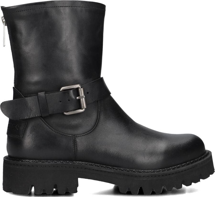 SHABBIES Boots Dames Marjorie Banka Maat: 39 Materiaal: Leer Kleur: Zwart - Foto 3