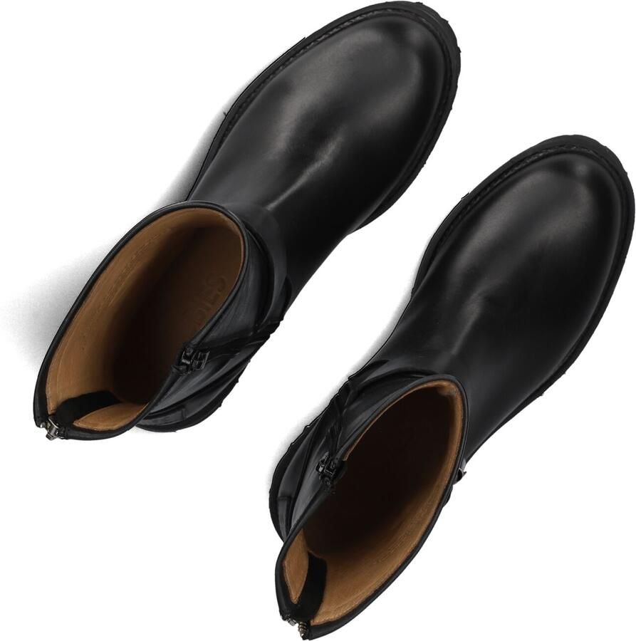 SHABBIES Boots Dames Marjorie Banka Maat: 42 Materiaal: Leer Kleur: Zwart