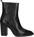 Shabbies Amsterdam Shabbies Grunch Ami Enkellaarsjes Enkelboots met rits Dames Zwart - Zwart