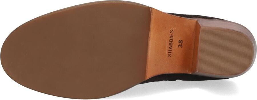 Shabbies Amsterdam Shabbies Joan Ankie Enkellaarsjes Enkelboots met rits Dames Zwart