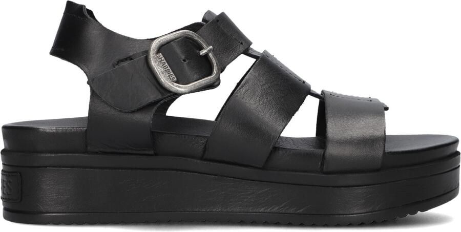 SHABBIES Zwarte Sandalen Maro Bold - Foto 3