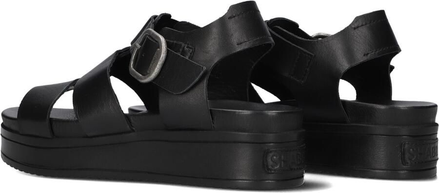 SHABBIES Zwarte Sandalen Maro Bold - Foto 4