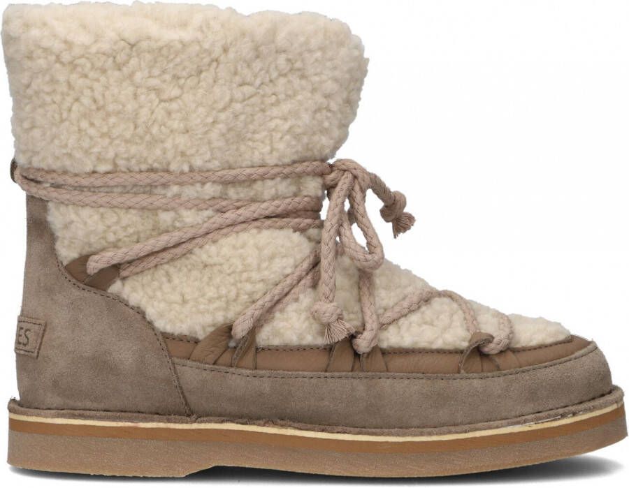 Shabbies Amsterdam Enkellaars Palissa Moon Taupe Dames Laarzen