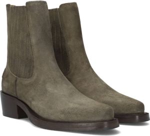 Shabbies Amsterdam Shabbies 182020384 Enkellaarsjes Enkelboots Dames Taupe