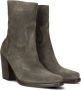 Shabbies Amsterdam Shabbies 183020299 Enkellaarsjes Enkelboots met rits Dames Taupe - Thumbnail 1