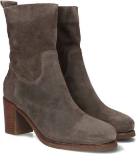 Shabbies Amsterdam Shabbies 183020323 Enkellaarsjes Enkelboots met rits Dames Taupe