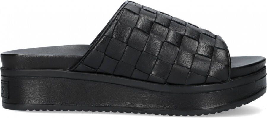 Shabbies Amsterdam Wickerwork chunky Sandals 170020260 Slippers Dames Zwart - Foto 2