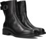 SHABBIES Enkelboots Dames Dean Bika Maat: 36 Materiaal: Leer Kleur: Zwart - Thumbnail 1