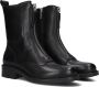 SHABBIES Enkelboots Dames Dean Zipa Maat: 36 Materiaal: Leer Kleur: Zwart - Thumbnail 1