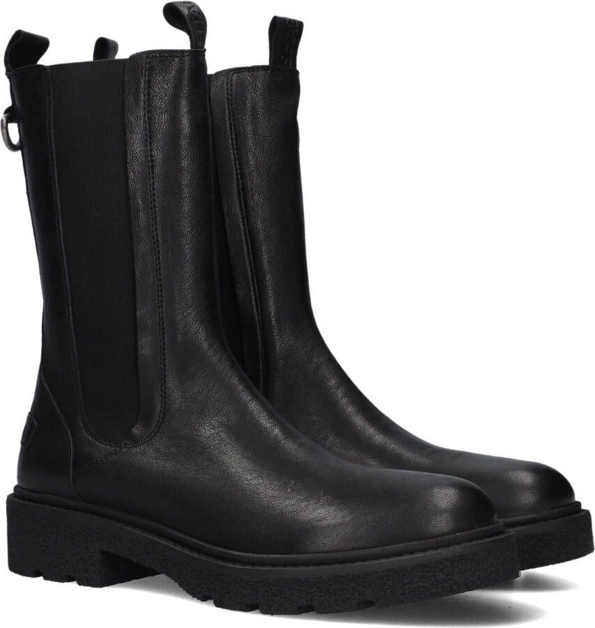 SHABBIES Chelsea Boots Dames Jacy Shelly Maat: 36 Materiaal: Leer Kleur: Zwart