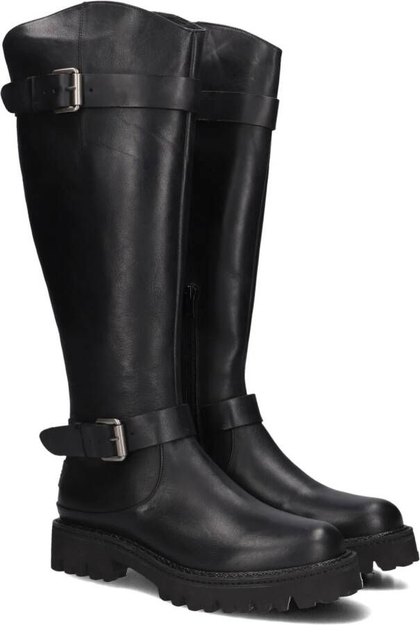 SHABBIES Boots Dames Marjorie Baker Maat: 39 Materiaal: Leer Kleur: Zwart