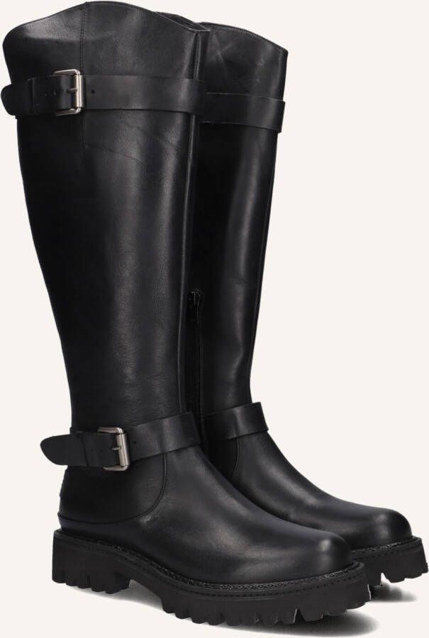 SHABBIES Boots Dames Marjorie Baker Maat: 39 Materiaal: Leer Kleur: Zwart