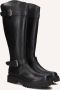 SHABBIES Boots Dames Marjorie Baker Maat: 39 Materiaal: Leer Kleur: Zwart - Thumbnail 1