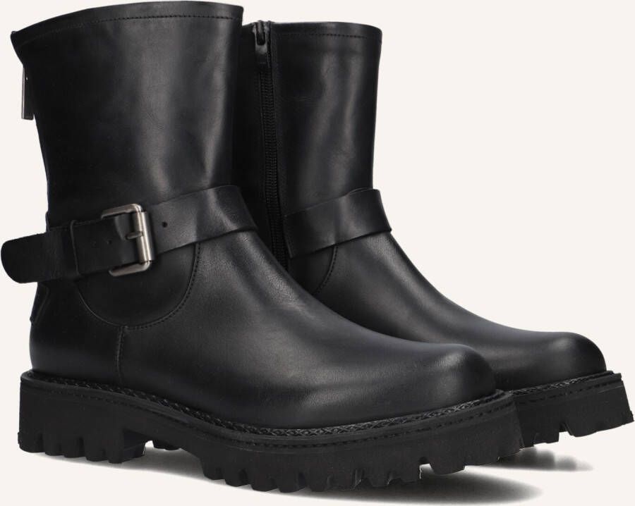 SHABBIES Boots Dames Marjorie Banka Maat: 41 Materiaal: Leer Kleur: Zwart