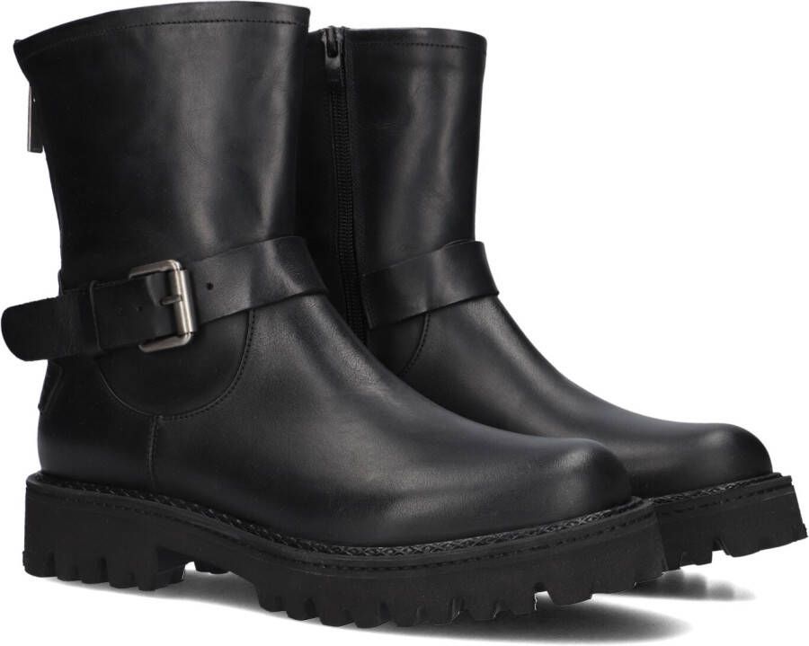 SHABBIES Boots Dames Marjorie Banka Maat: 38 Materiaal: Leer Kleur: Zwart