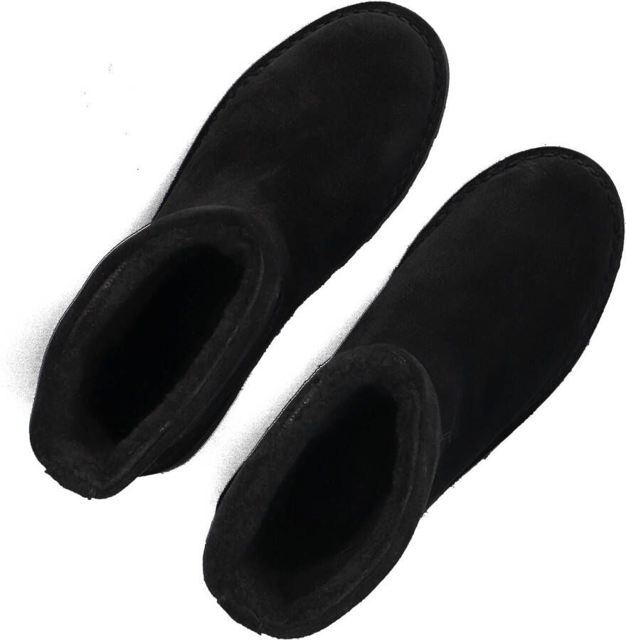SHABBIES Enkelboots Dames Palissa L Suède Zwart - Foto 2