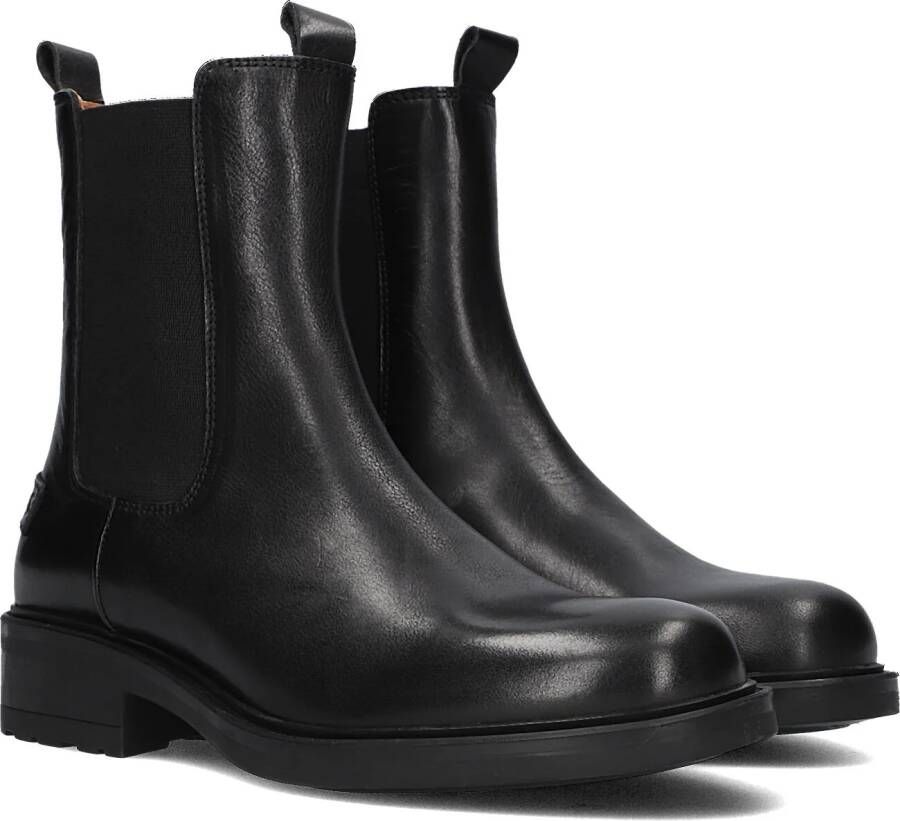 SHABBIES Chelsea Boots Dames Dean Chelsea Boot Maat: 37 Materiaal: Leer Kleur: Zwart