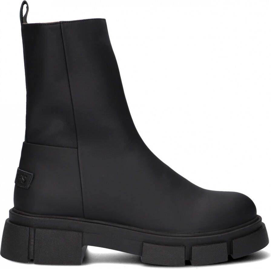 Shabbies Amsterdam Shabbies 182020375 Enkelboots Enkellaarsjes Dames Zwart