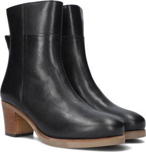 Shabbies Amsterdam Shabbies 183020330 Enkellaarsjes Enkelboots met rits Dames Zwart