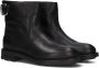 Shabbies Amsterdam Shabbies Alyd Ankle Boot Enkelboots Enkellaarsjes Dames Zwart - Thumbnail 1