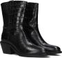 Shabbies Amsterdam Shabbies Juul Ankle Boot Enkellaarsjes Dames Zwart - Thumbnail 1