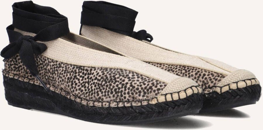 Shabbies Amsterdam Dames Instappers & Ballerina's Shabbies Palma Kimono Black white Zwart