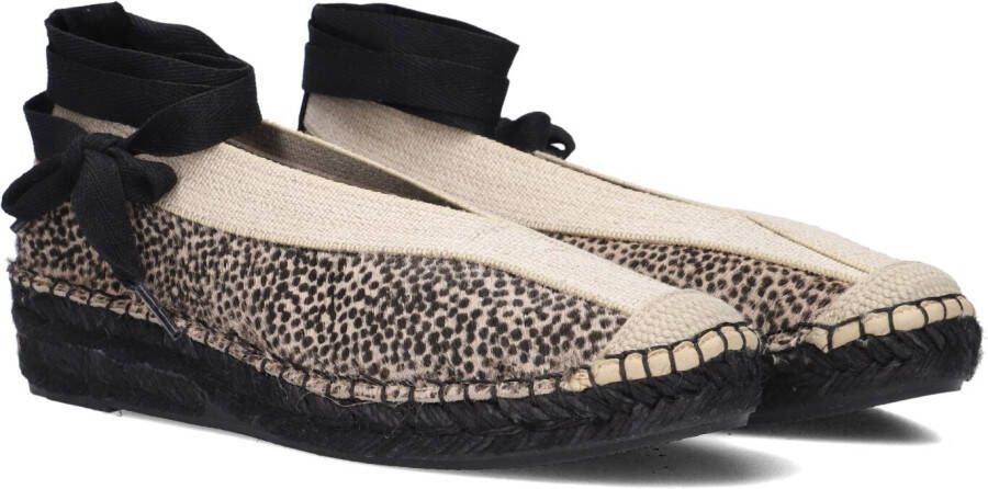 Shabbies Amsterdam Dames Instappers & Ballerina's Shabbies Palma Kimono Black white Zwart