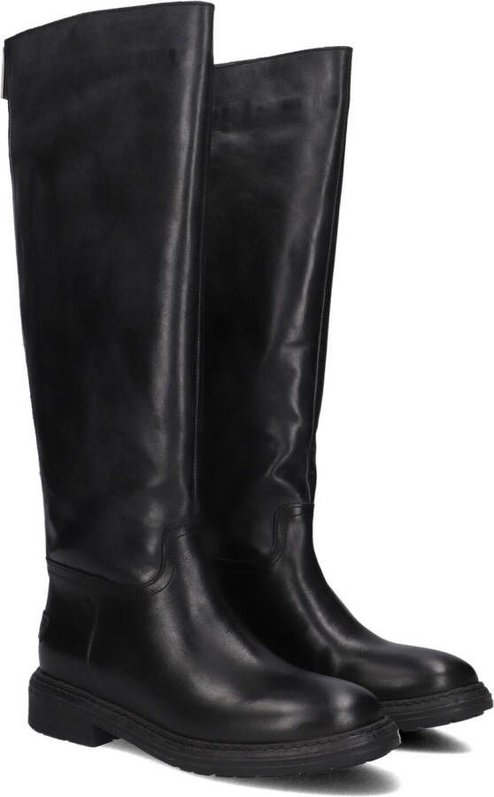 SHABBIES Hoge Laarzen Dames Duck Tala Maat: 37 Materiaal: Leer Kleur: Zwart