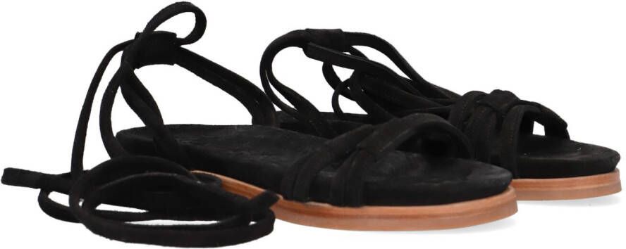 SHABBIES Dames 170020161 Maat: 36 Materiaal: Suède Kleur: Zwart