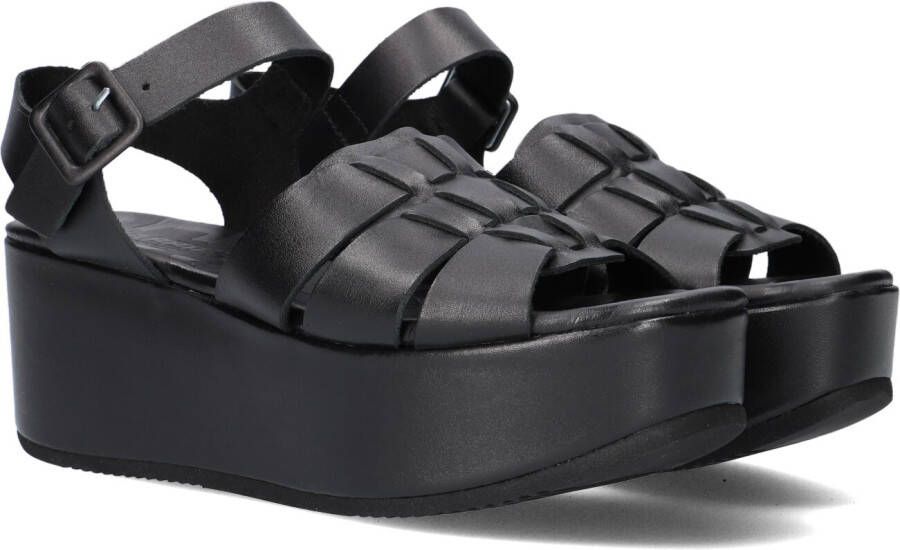 Shabbies Zwarte Sandalen 170020215