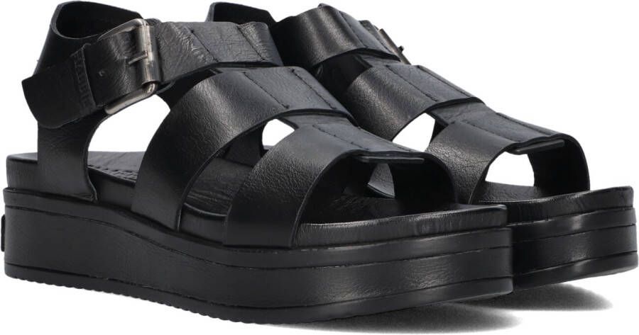 SHABBIES Dames Maro Bold Maat: 38 Materiaal: Leer Kleur: Zwart