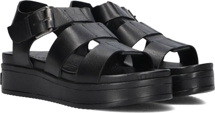 SHABBIES Dames Maro Bold Maat: 39 Materiaal: Leer Kleur: Zwart