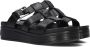 SHABBIES Slippers Dames 170020404 Shs1406 Maat: 38 Materiaal: Leer Kleur: Zwart - Thumbnail 1
