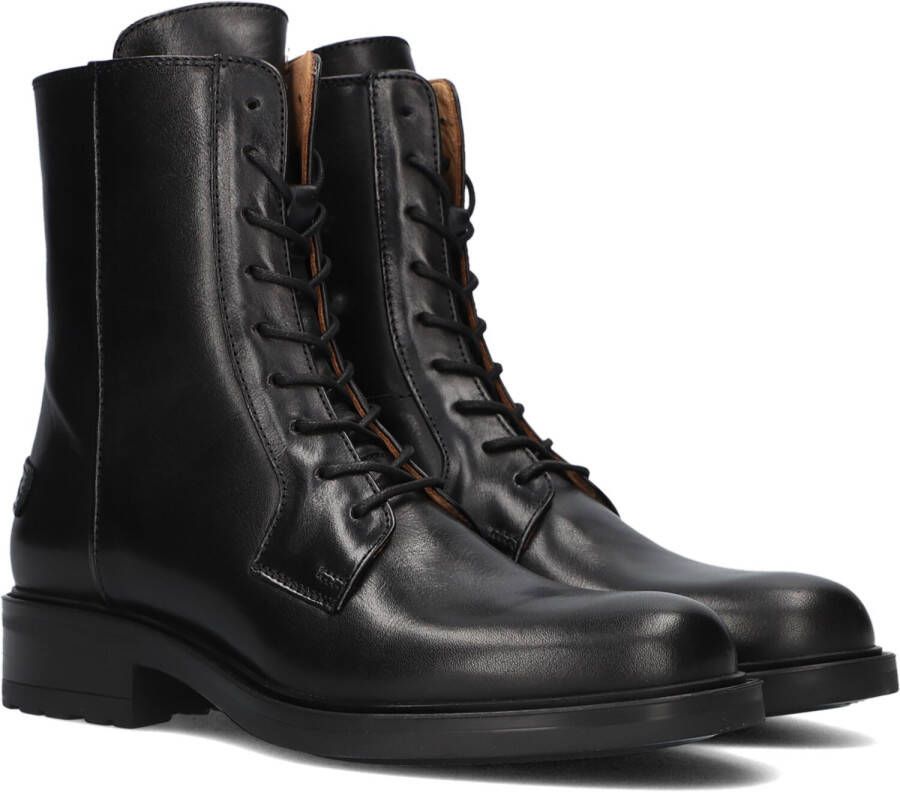 Shabbies Amsterdam Shabbies Dean Lace-up Veterboots Laarzen Met Veters Dames Zwart