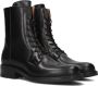 Shabbies Amsterdam Shabbies Dean Lace-up Veterboots Laarzen Met Veters Dames Zwart - Thumbnail 1