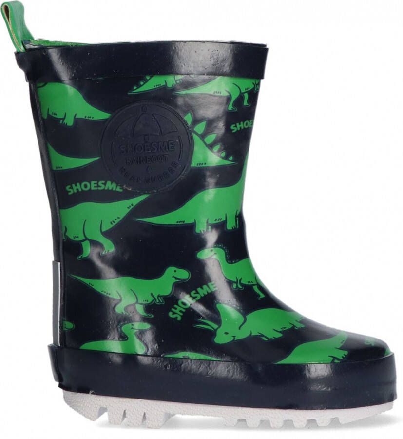 Shoesme regenlaarzen met print Groen Rubber Dierenprint 25