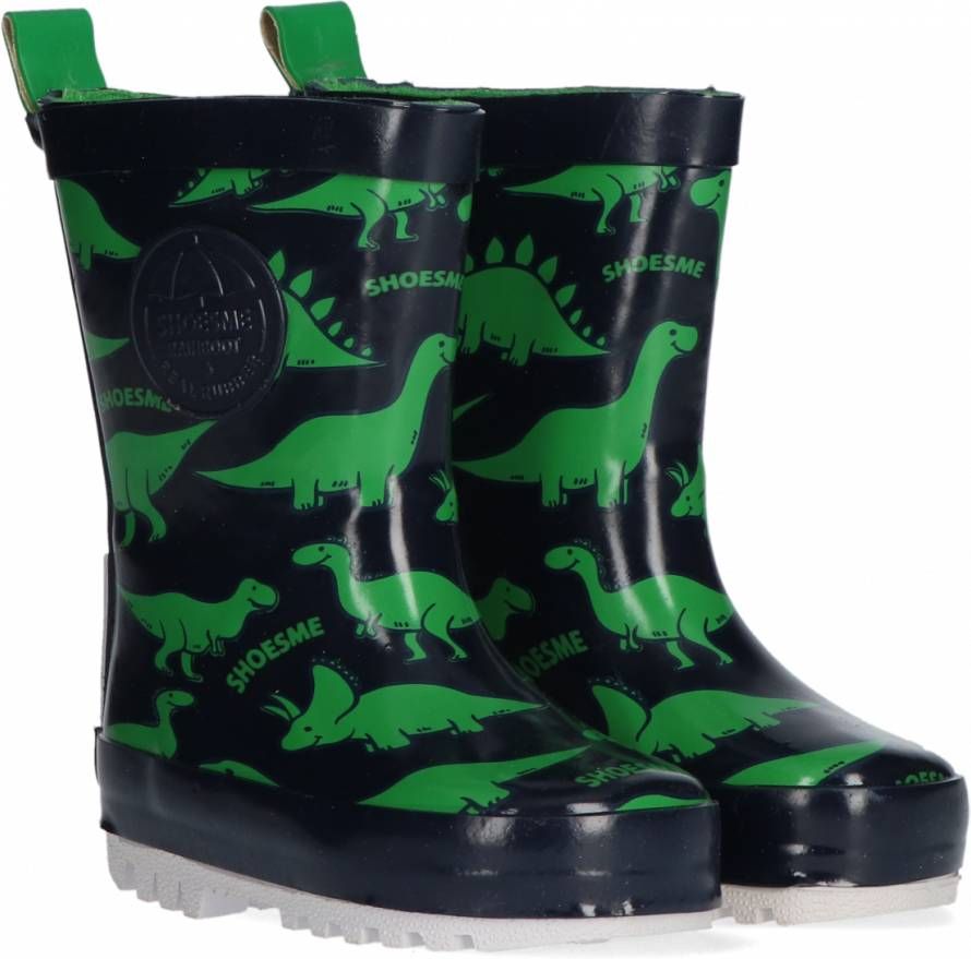 Shoesme regenlaarzen met print Groen Rubber Dierenprint 30
