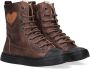 Shoesme Sh21w019 Veterboots Laarzen Met Veters Brons - Thumbnail 1