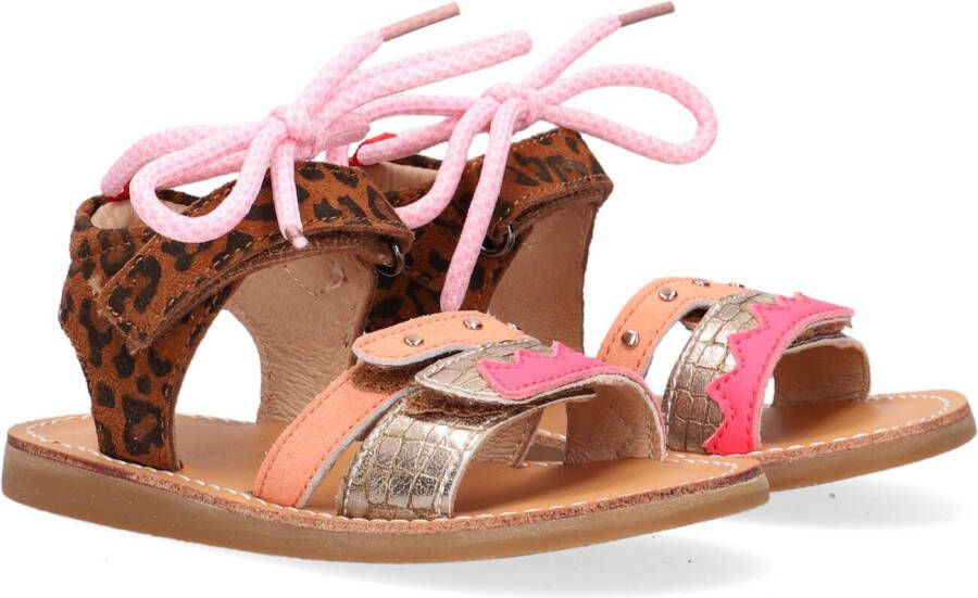 Shoesme Sandalen | Meisjes | Brown Animal | Leer