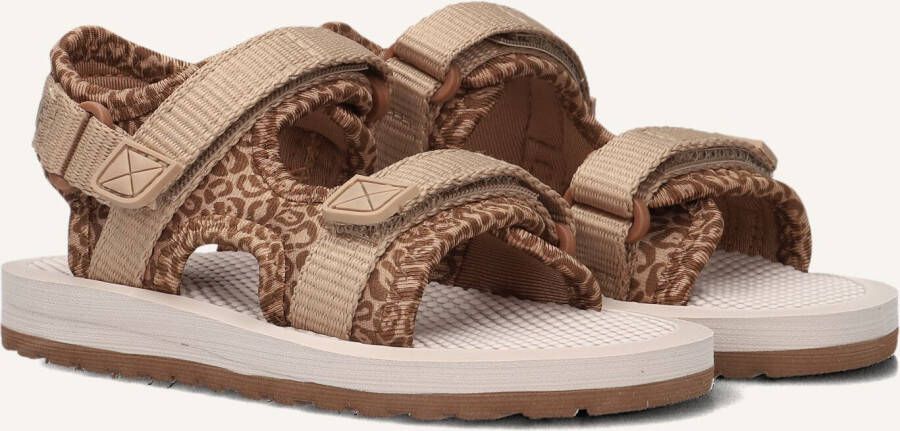 Shoesme sandalen met panterprint beige Meisjes Textiel Panterprint 27