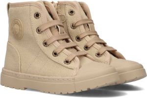 Shoesme Veterschoenen | Meisjes jongens | Camel | Leer