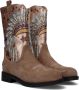 Shoesme Nw22w006 Cowboylaarzen Western Laarzen Meisjes Cognac - Thumbnail 1